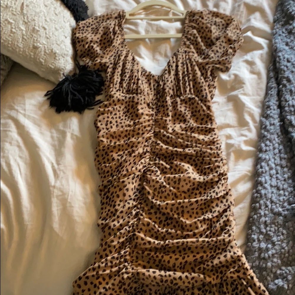 Leopard print dress
